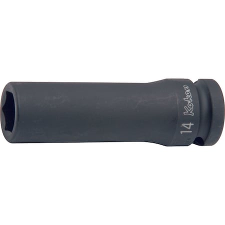 Ko-Ken Socket 18mm Slide Magnet 80mm 1/2 Sq. Drive 14300G-18